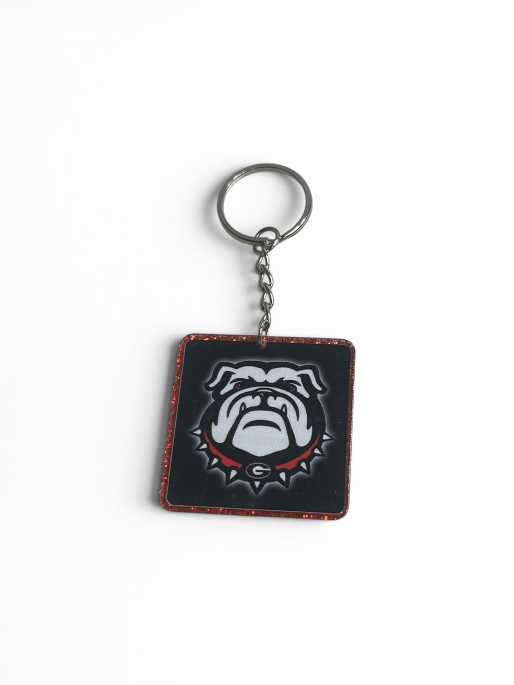 Georgia Bulldog Keychain